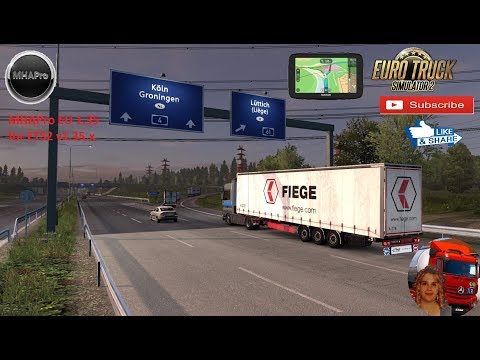 Euro Truck Simulator 2 (1.35) MHAPro EU 1.35 for ETS2 v1.35.x Holland tour + DLC&#039;s &amp; Mods