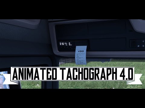 ETS2 1.38 Animated Tachograph VDO 4.0 | Euro Truck Simulator 2 Mod