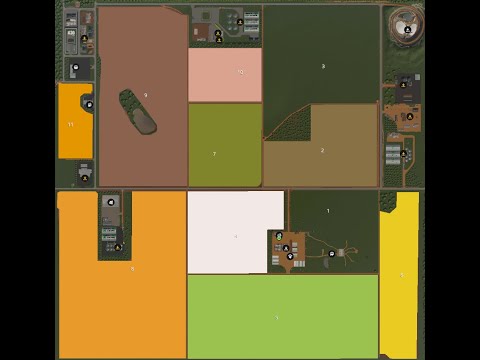 Bacuri Farm 2k21 map | Farming Simulator 19 | Map flyover