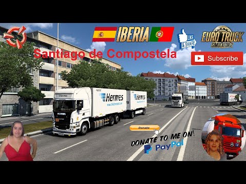 Euro Truck Simulator 2 (1.45) Santiago de Compostela added V.3 [1.45] New Version + DLC&#039;s &amp; Mods