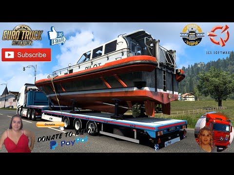 Euro Truck Simulator 2 (1.41 Beta) Fliegl Trailer v2.0 by VirtualServiceETS2 Paid Mod + DLC&#039;s &amp; Mods