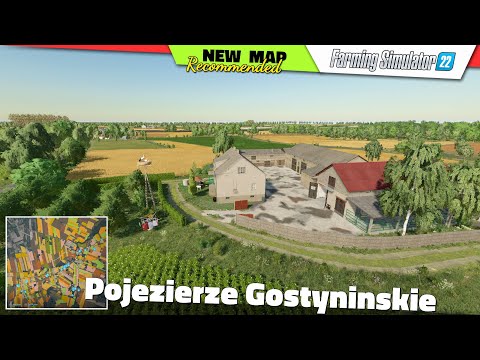 FS22 ★ MAP &quot;Pojezierze Gostyninskie&quot; [UPDATE] - Farming Simulator 22 New Map Review 2K60
