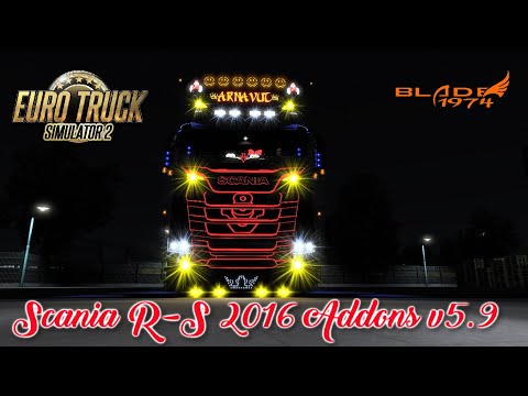 Ets2 Scania R-S 2016 Addons v5.9 [1.45]-[1.46]