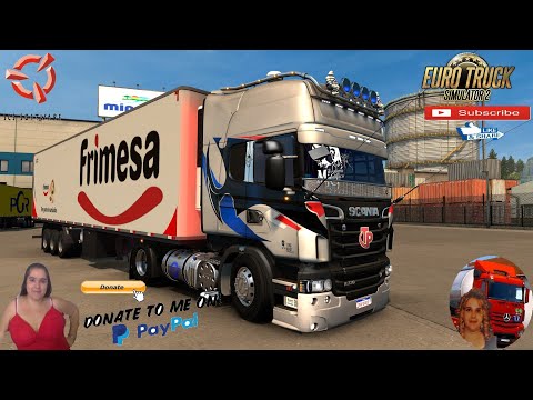 Euro Truck Simulator 2 (1.39) Scania R&amp;S and 124G Brazilian edit [1.39] FMOD Sound + DLC&#039;s &amp; Mods