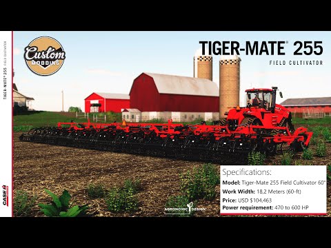 Farming Simulator 19: Case IH Tiger-Mate 255 - Realistic opening, options and gameplay effects