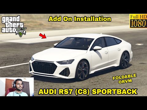 GTA 5 : HOW TO INSTALL 2021 AUDI RS7 C8 SPORTBACK CAR MOD🔥🔥🔥
