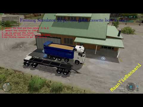 Farming simulator 22 pc// sisu polar cassette// how to use