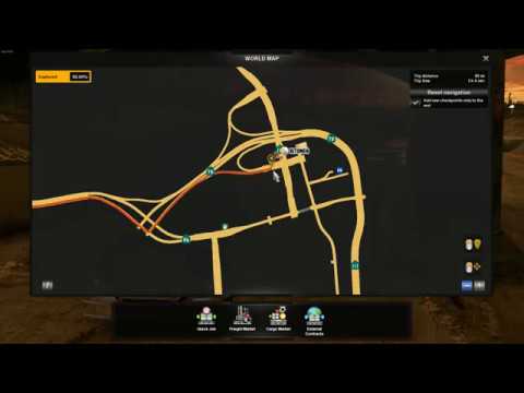 American Truck Simulator: Selfmade Map Mod Presentation - Part #1: Indio to Yuma