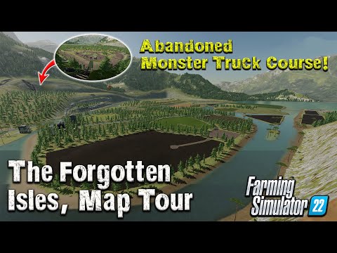 “THE FORGOTTEN ISLES” FS22 MAP TOUR! | NEW MOD MAP! | Farming Simulator 22 (Review) PS5.