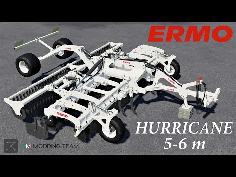 Farming Simulator 19 Presentazione ERMO Hurricane 5-6 m By Team SMI