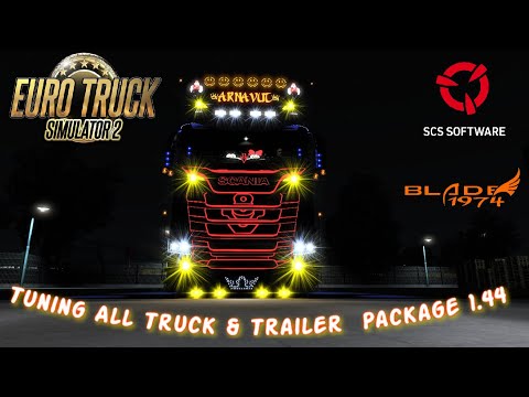 ETS2 Tuning All Truck &amp; Trailer Package 1 44 _1.45_1.46