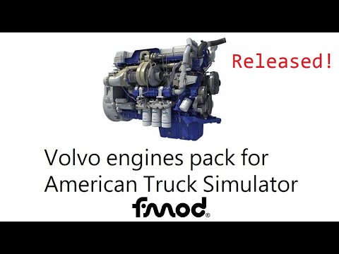 Volvo engines pack by eelDavidGT release | American Truck Simulator