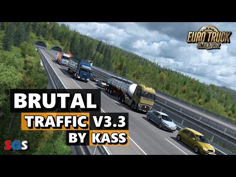 |ETS2 1.46| Brutal Traffic v3.3.1 by Kass [Traffic Mod]