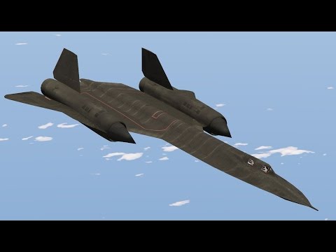 GTA V SR-71A Blackbird (fastest Jet in the world) (MOD)
