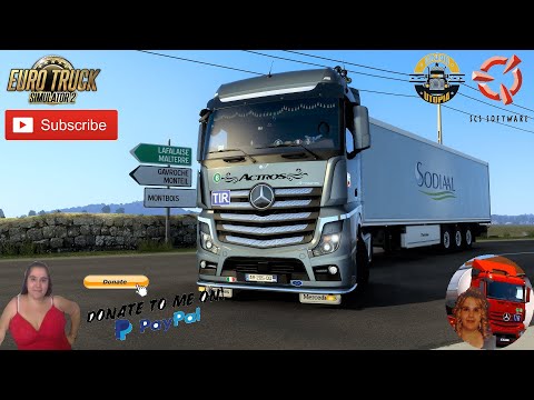 Euro Truck Simulator 2 (1.40) Mercedes Actros MP4 Reworked v2.6 [Schumi] [1.40] + DLC&#039;s &amp; Mods