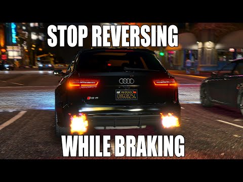 GTA V - Stop Reversing While Braking MOD [PREVIEW]