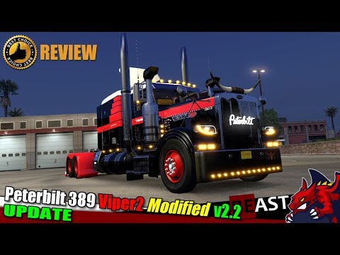 ATS (1.31) | truck mod &quot;Peterbilt 389 Modified VIPER2&quot; v2.2 (1.31) - review