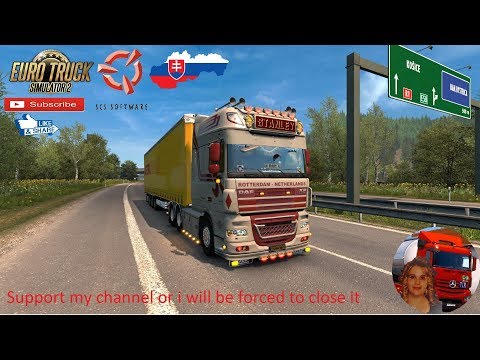 Euro Truck Simulator 2 (1.36) DAF XF 105 by Stanley 1.36x Delivery in Slovakia + DLc&#039;s &amp; Mods