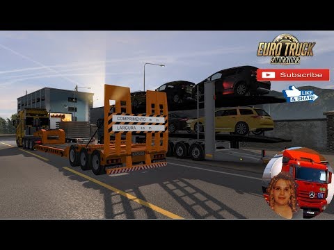 Euro Truck Simulator 2 (1.35) Board Dolly Oversize Ownable Trailer 1.35x MAN TGX e5 + DLC&#039;s &amp; Mods
