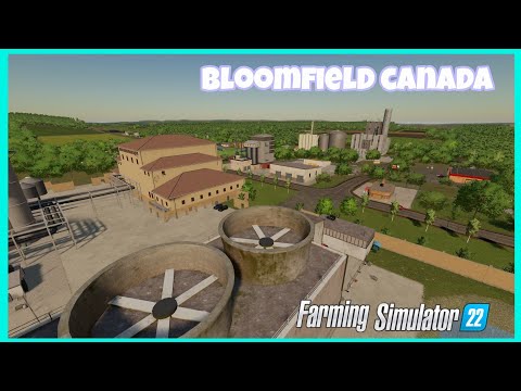 BLOOMFIELD CANADA - NEW MOD MAP: FARMING SIMULATOR 22 *FLY OVER*