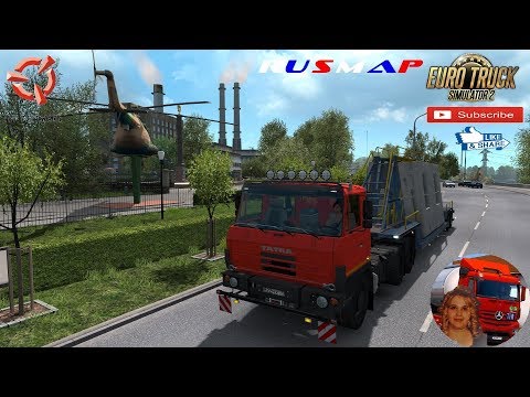 Euro Truck Simulator 2 (1.36) Long Delivery in Russia TATRA 815 Rusmap v1.9.1 + DLC&#039;s &amp; Mods