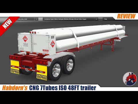 ATS (1.33) | &quot;Habdorn&#039;s CNG 7Tubes ISO 48FT trailer&quot; - review