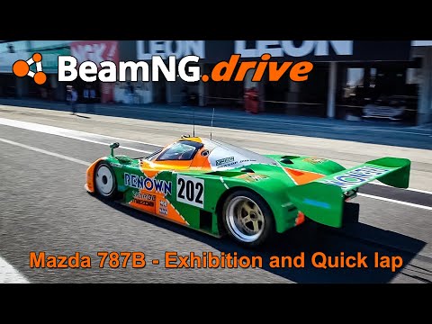 BeamNG | Quick lap at Automation Track with the Mazda 787B