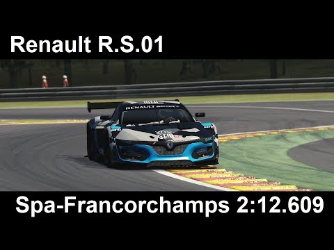 Assetto Corsa: Renault R.S.01 @ Spa 2:12.609