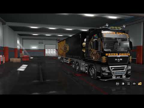 DStv Trailer Skins Packs + Man XXL truck Kaizer Chiefs Team EURO TRUCK SIMULATOR 2