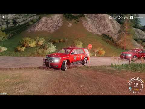 Farming Simulator 2019 mods Chevy Tahoe Battalion &amp; Ford Crown Victoria Paramedic
