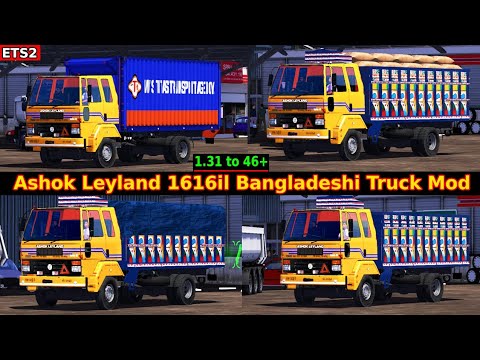Ets2|| Ashok Leyland 1616il Truck Mod Showcase + Link 1.31 to 46x