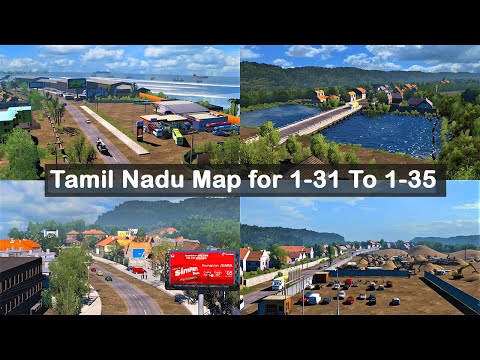 How to Active Tamil Nadu Map For 1.31 to 1.35 With Profile | Euro Truck simulator 2