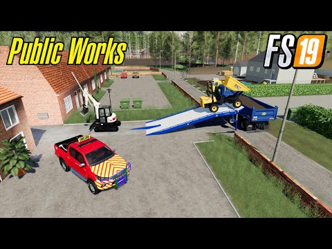 🚧 BEST PUBLIC WORKS MODS 🚧 FS19 FORESTRY AND EXCAVATION MAP FARMING SIMULATOR MODS