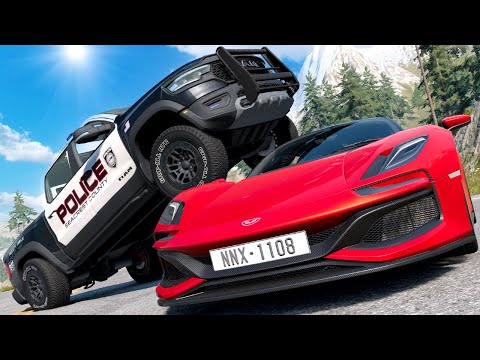 The RAM TRX is The Ultimate Police Truck in BeamNG Drive Mods?!