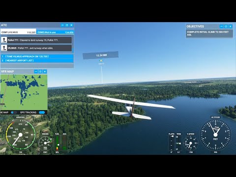 Microsoft flight simulator #4 Vilnius ( EYVI ) и окресности