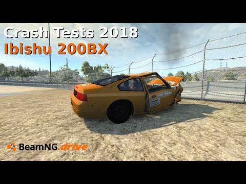 Crash Tests 2018 | Ibishu 200BX | Slow Motion | BeamNG.drive Gameplay