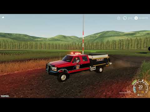Farming Simulator 2019 mods Ford American fire truck
