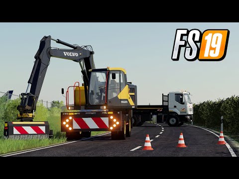 FS19 New Public Works Mods TP Big Road Map Farming Simulator 19