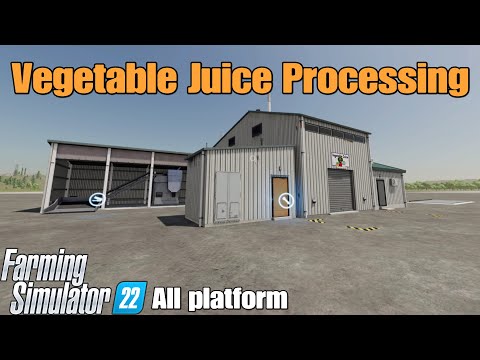 Vegetable Juice Processing / FS22 mod for all platforms