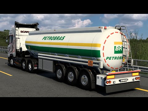 ETS2 1.46.2.17S 135/02/364/2023/1362 SKIN SCS FUEL TANK PETROBRAS BY RODONITCHO MODS 1.0 1.45 1.46