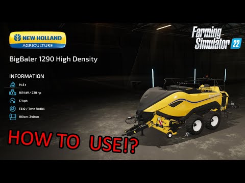New Holland BigBaler 1290 High Density (Farming Simulator 22)