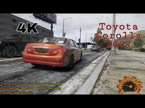 HOW TO DOWNLOAD Toyota Corolla 2007 IN GTA V 100% WORKING