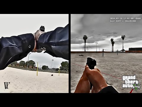Glock 19 Accurately Realistic Bodycam Gun Sound | GTA 5/Lspdfr
