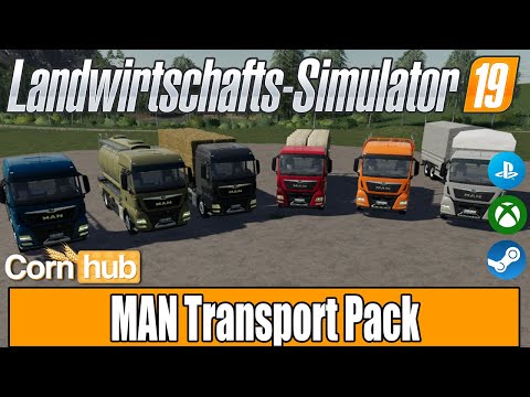 LS19 Modvorstellung - MAN Transport Pack - LS19 Mods