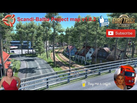 Euro Truck Simulator 2(1.46 Beta) Scandi-Baltia Project map v1.0.2 [1.46] New Version + DLC&#039;s &amp; Mods