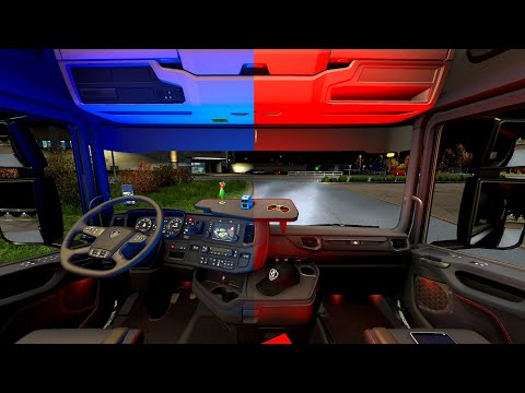 Scania Next Gen RGB Cabin Light ETS2 1.39