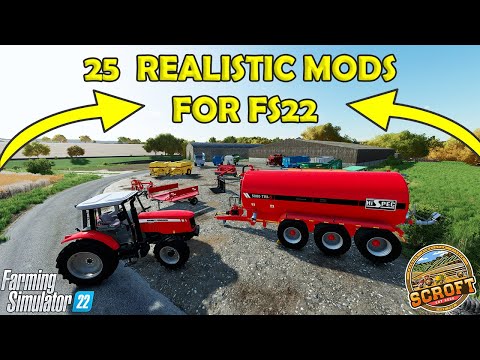 25 Must Have!! Realistic Mods For Farming Simulator 22 (PC ONLY)