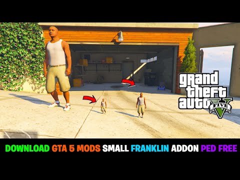 Download GTA 5 Mods Small Franklin Addon Ped Free