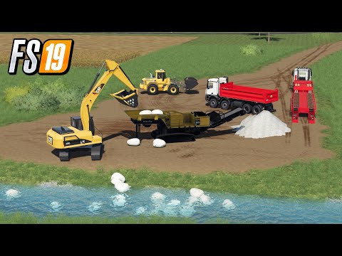 Crushing River Rocks Farming Simulator 2019 Mining Mods