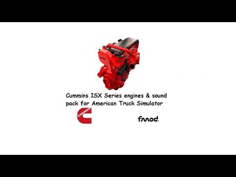 Cummins ISX engines and sounds pack reworked | Download engine mod